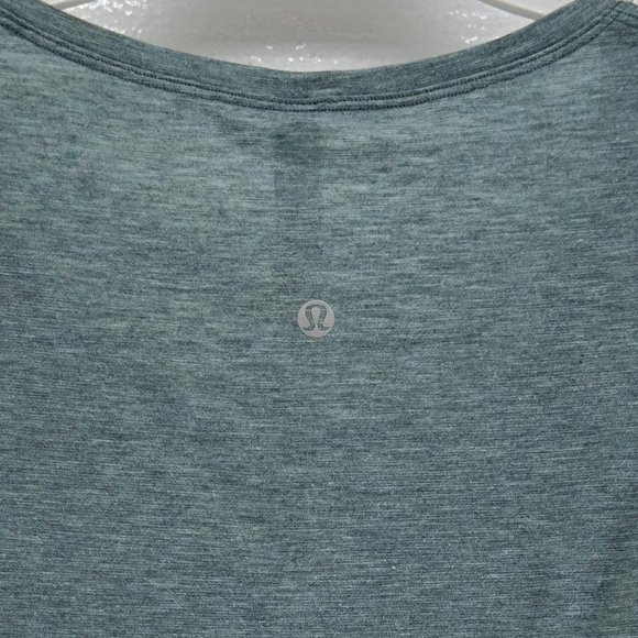 LULULEMON Knot Gonna Fly Tank Top WOMENS 6 Heathered Deep Cove GREEN - Picture 9 of 10